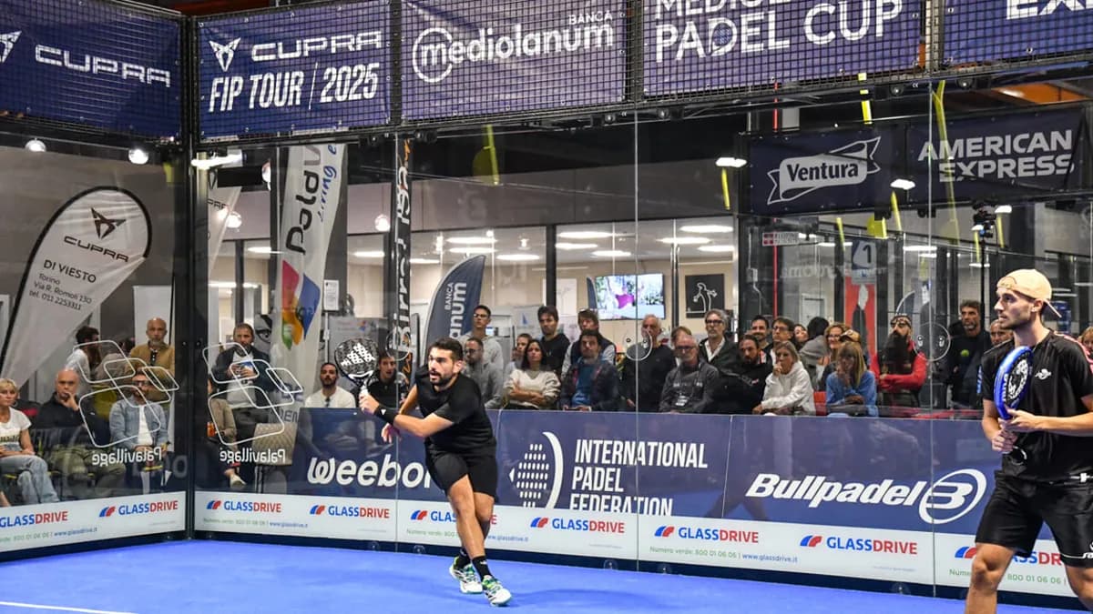 Torino acoge el FIP Gold Mediolanum Padel Cup del 26 de octubre al 1 de noviembre