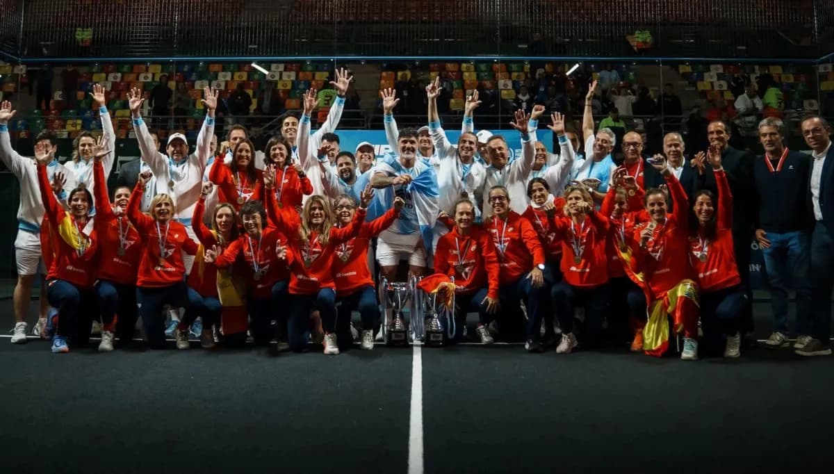 Argentina y España brillan en el Mundial Senior de Pádel 2026